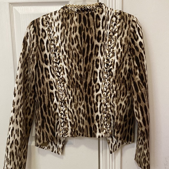 Cheetah print Michael Kors blazer size 4 NWT - Picture 3 of 3